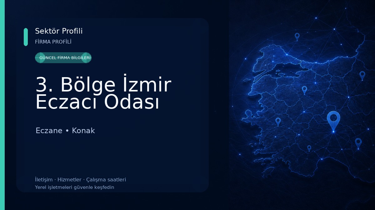 3. Bölge İzmir Eczacı Odası Eczane
