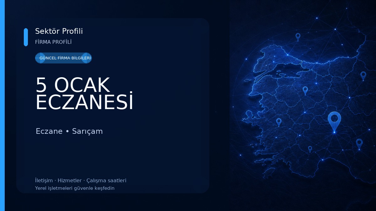 5 OCAK ECZANESİ Eczane