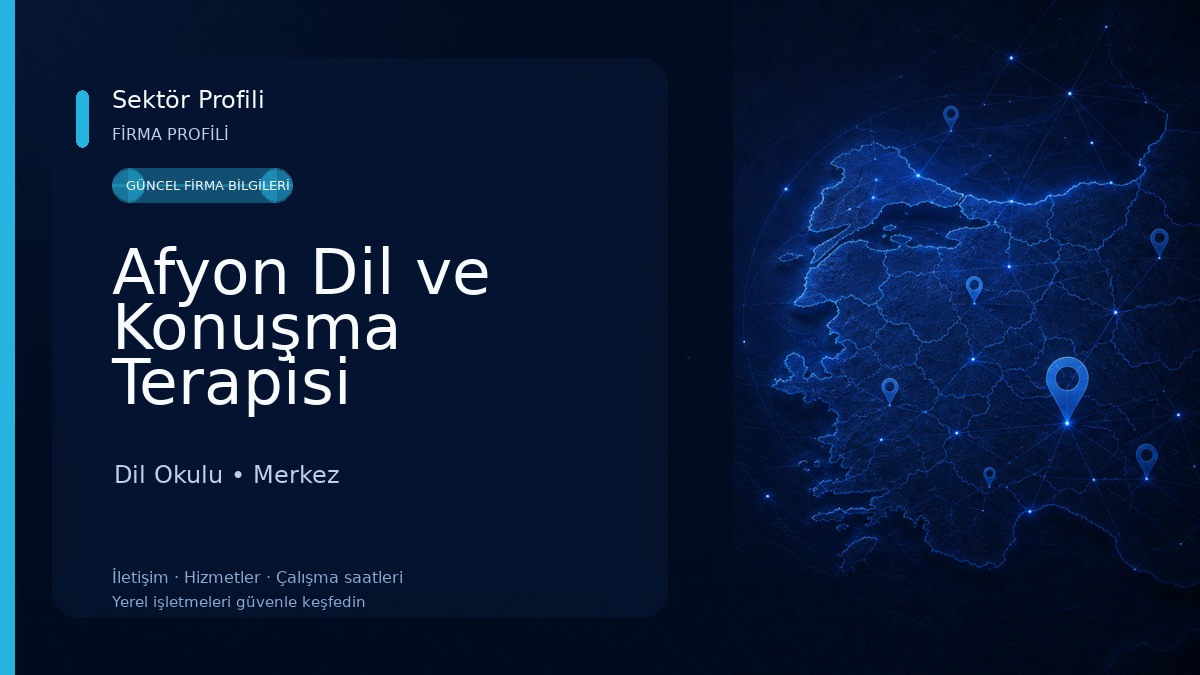 Afyon Dil ve Konuşma Terapisi Dil Okulu