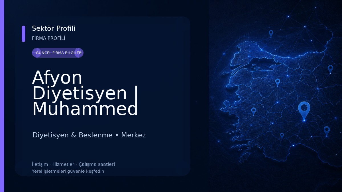 Afyon Diyetisyen | Muhammed DURSUN | Beslenme Uzmanı Diyetisyen & Beslenme