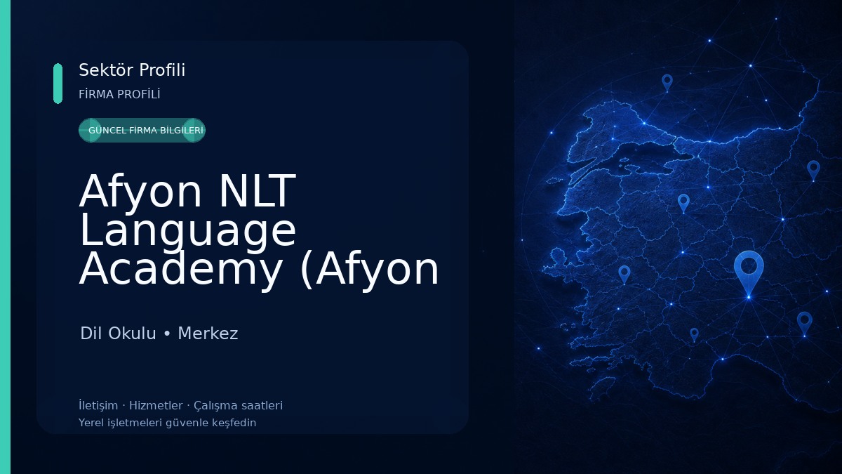 Afyon NLT Language Academy (Afyon Yabancı Dil Kursu) Dil Okulu