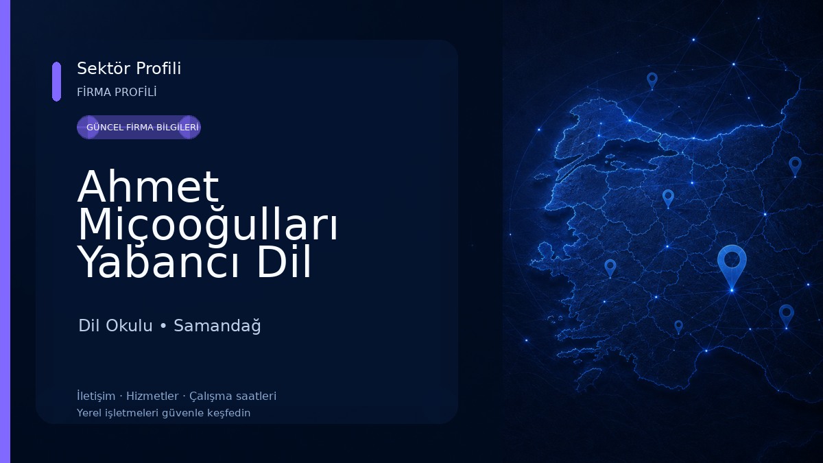 Ahmet Miçooğulları Yabancı Dil Kursu Dil Okulu