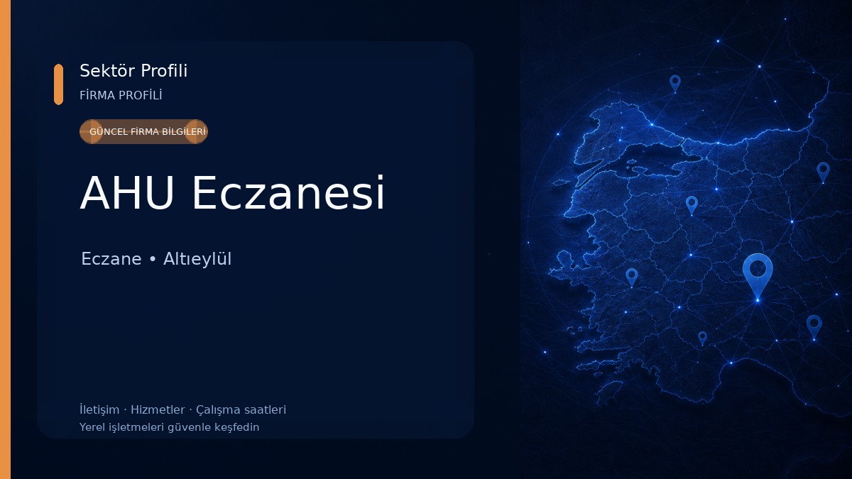 AHU Eczanesi