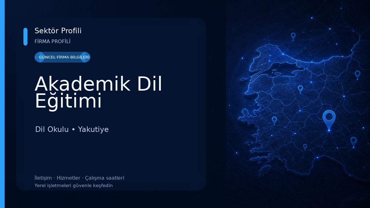 Akademik Dil Eğitimi Dil Okulu