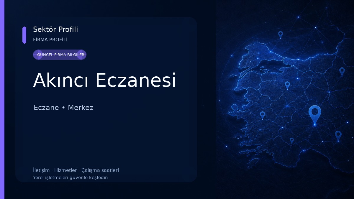Akıncı Eczanesi Eczane