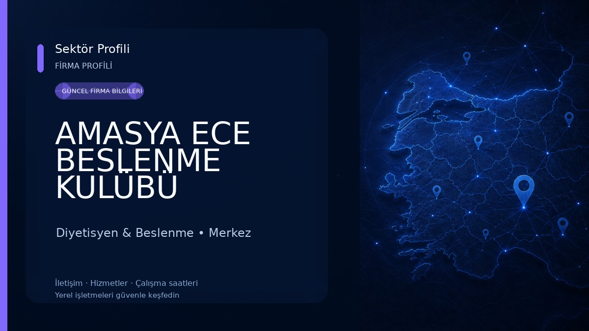 AMASYA ECE BESLENME KULÜBÜ Diyetisyen & Beslenme
