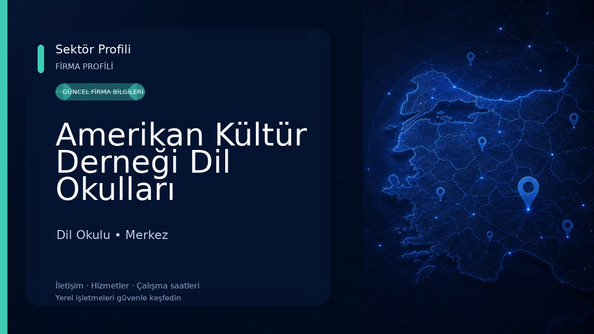 Amerikan Kültür Derneği Dil Okulları 