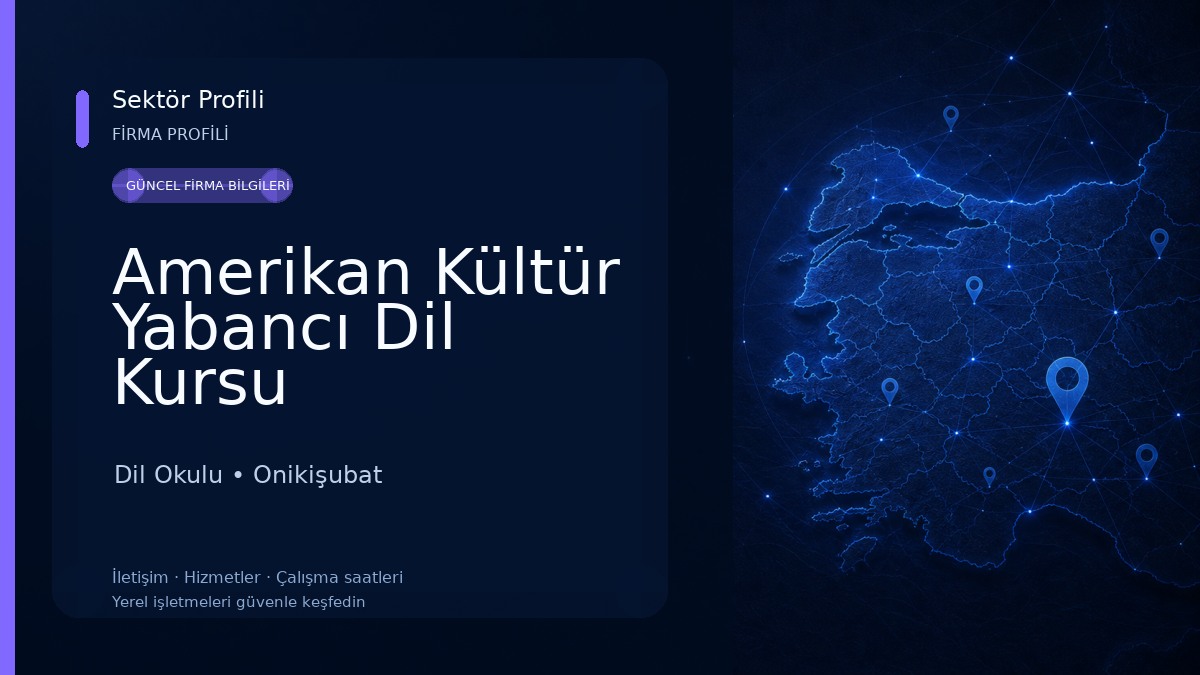 Amerikan Kültür Yabancı Dil Kursu