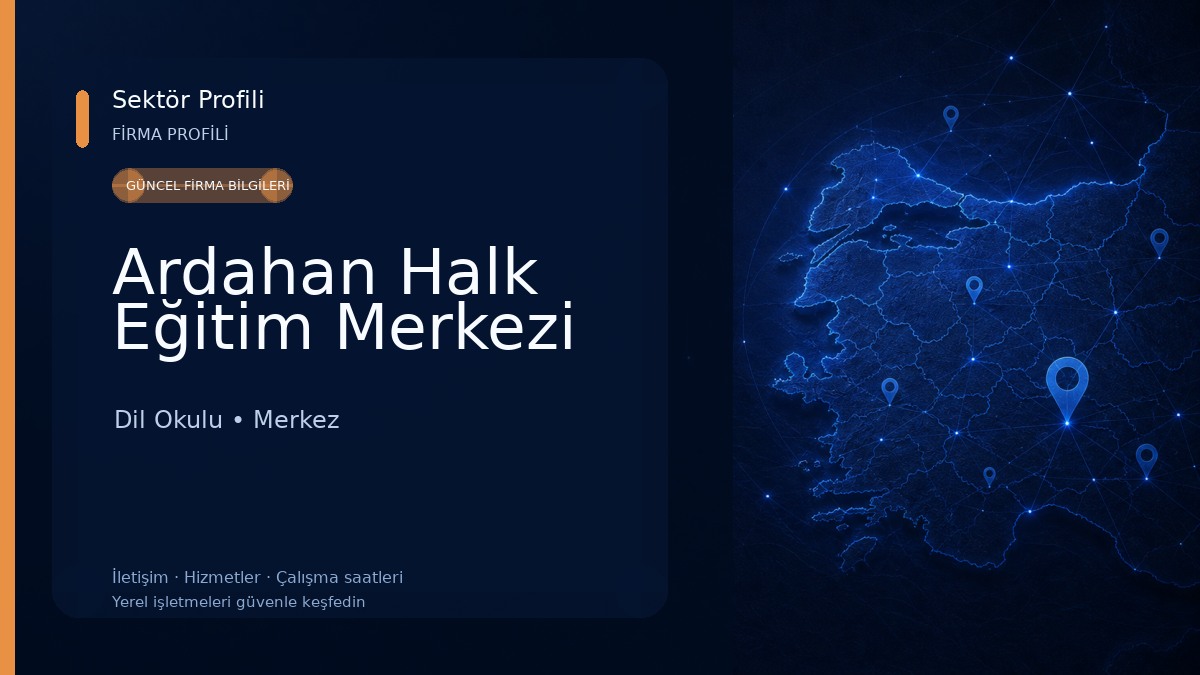 Ardahan Halk Eğitim Merkezi Dil Okulu