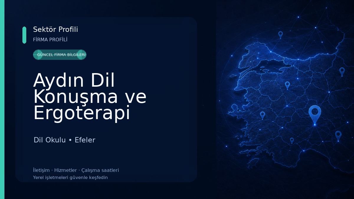 Aydın Dil Konuşma ve Ergoterapi Merkezi 