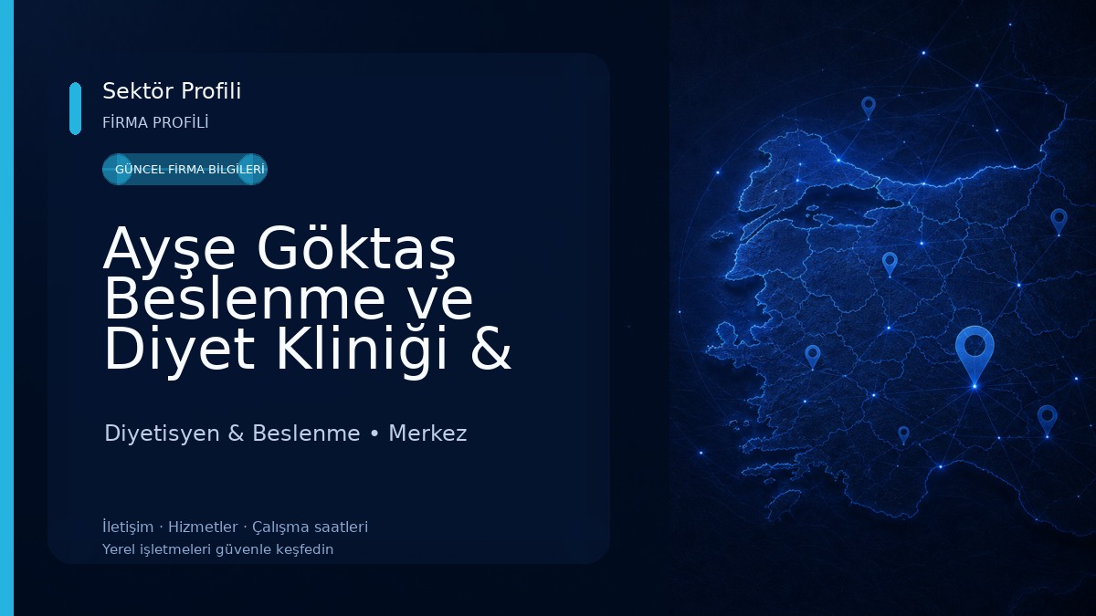 Ayşe Göktaş Beslenme ve Diyet Kliniği & EMS Stüdyo Diyetisyen & Beslenme