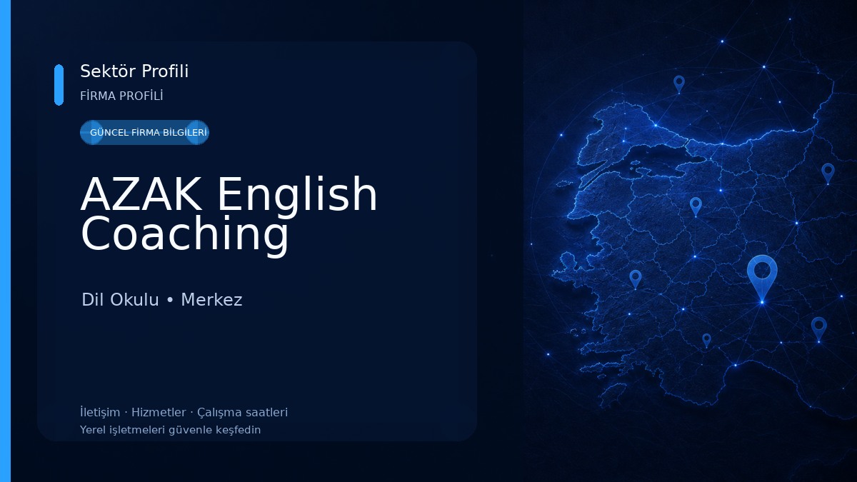 AZAK English Coaching Dil Okulu
