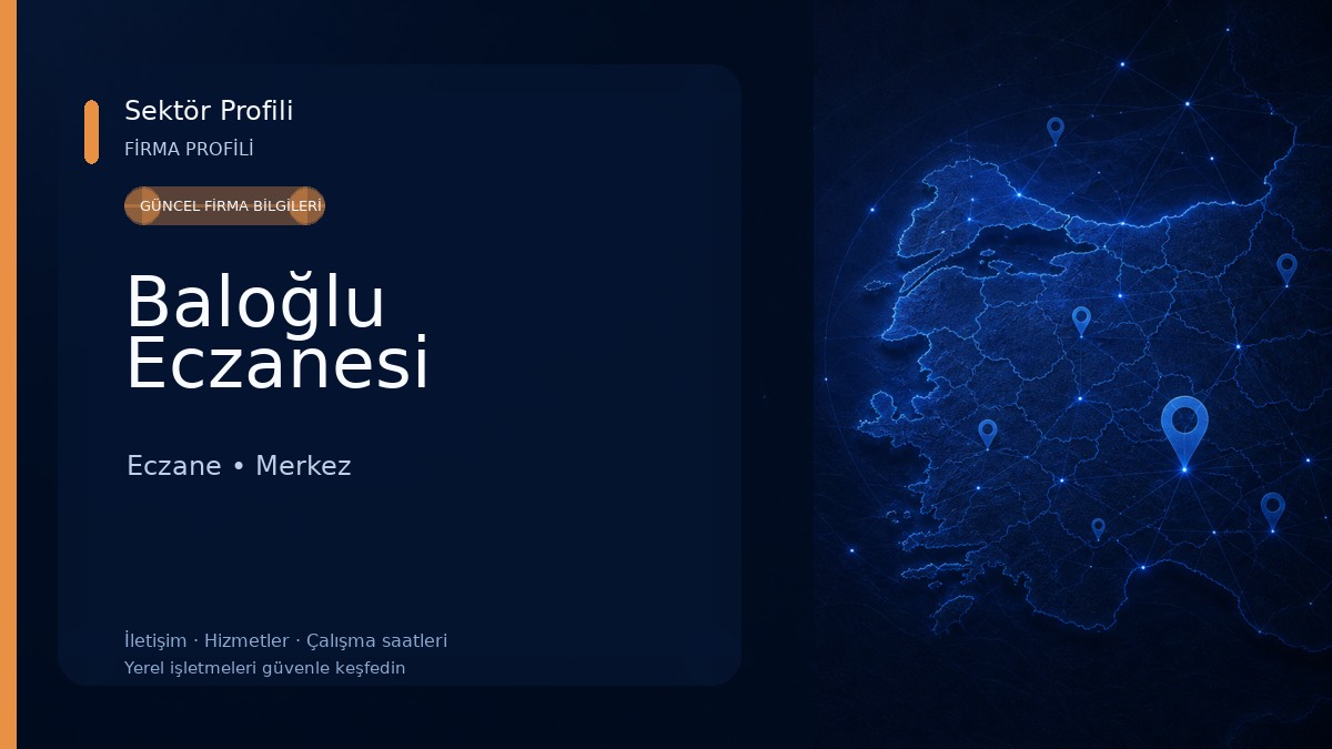 Baloğlu Eczanesi Eczane