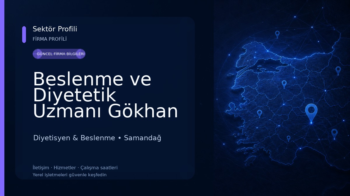 Beslenme ve Diyetetik Uzmanı Gökhan Kamacı