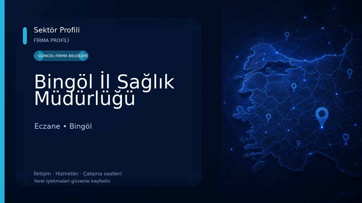 Bingöl İl Sağlık Müdürlüğü