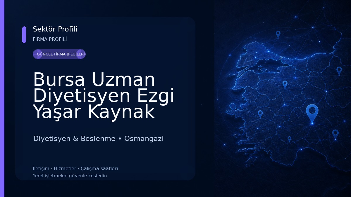 Bursa Uzman Diyetisyen Ezgi Yaşar Kaynak