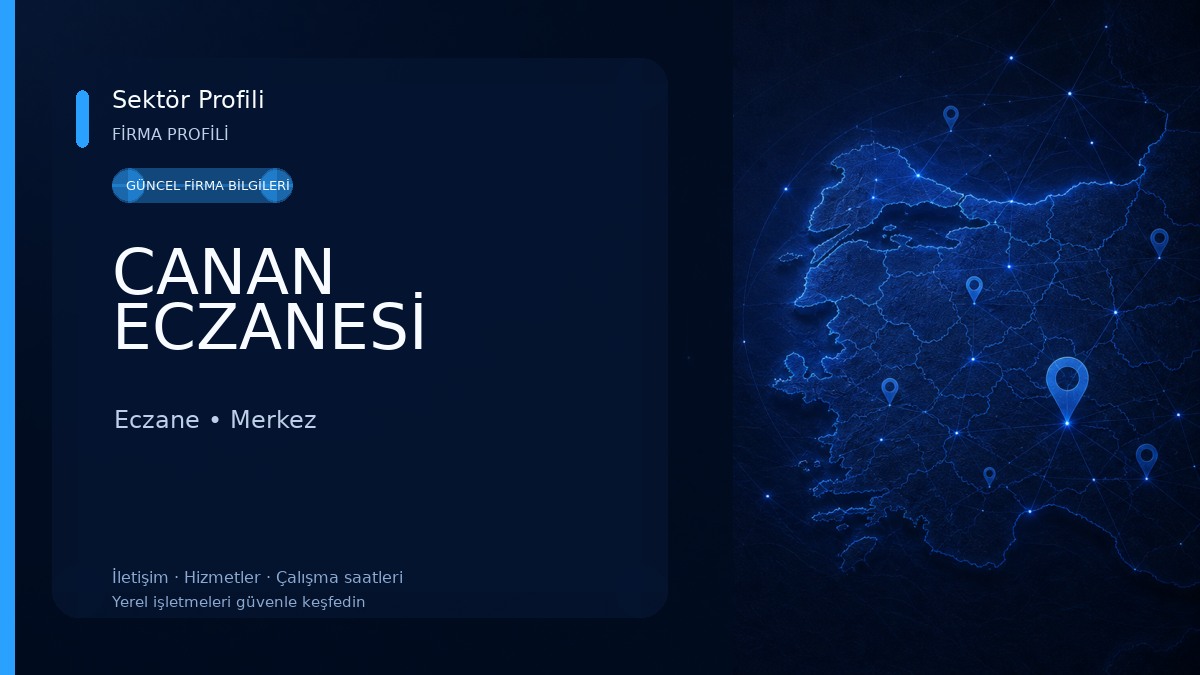 CANAN ECZANESİ Eczane