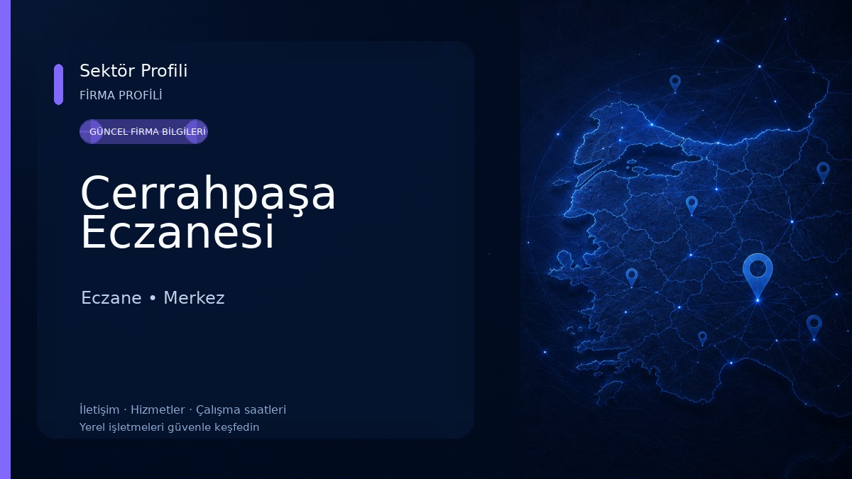Cerrahpaşa Eczanesi 