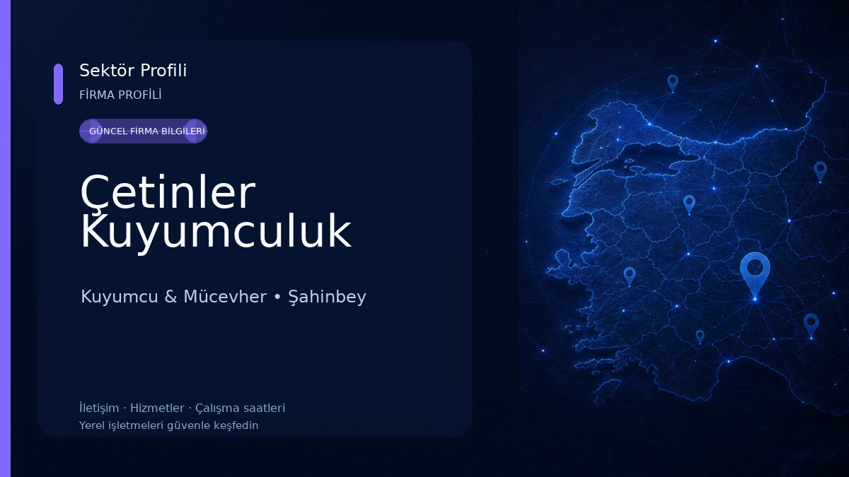 Çetinler Kuyumculuk Kuyumcu & Mücevher