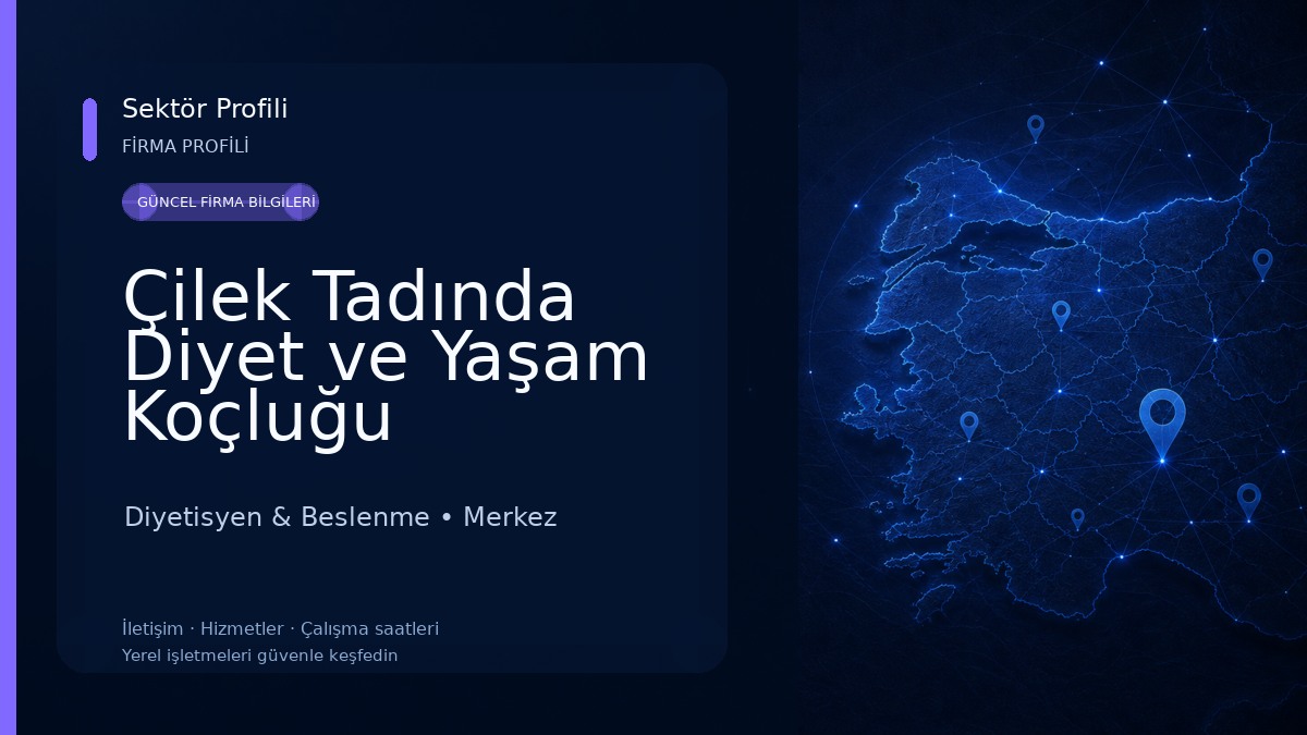 Çilek Tadında Diyet ve Yaşam Koçluğu Diyetisyen & Beslenme