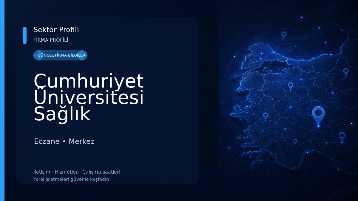 Cumhuriyet Üniversitesi Sağlık Hizmetleri Meslek Yüksekokulu Eczane