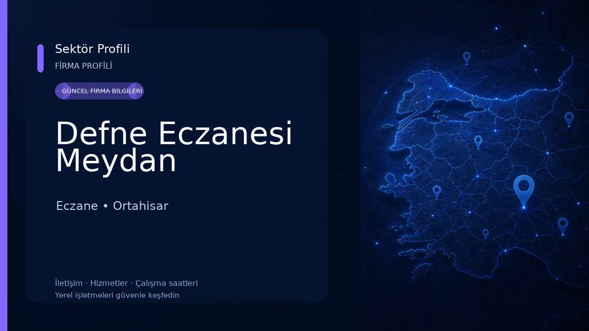 Defne Eczanesi Meydan Eczane