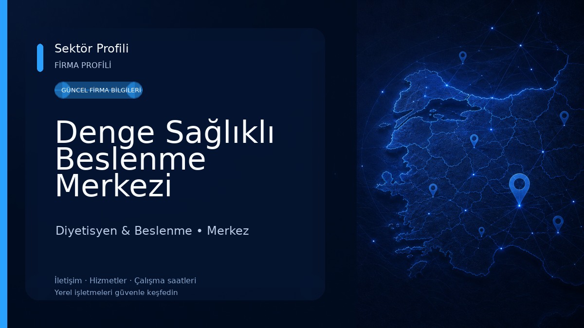 Denge Sağlıklı Beslenme Merkezi Diyetisyen & Beslenme