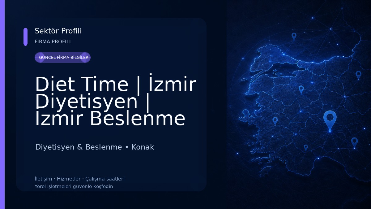 Diet Time | İzmir Diyetisyen | İzmir Beslenme ve Diyet Uzmanı Diyetisyen & Beslenme