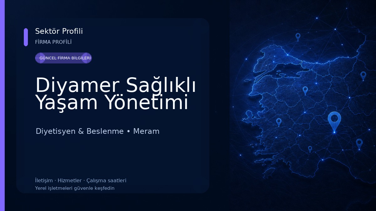 Diyamer Sağlıklı Yaşam Yönetimi Diyetisyen & Beslenme