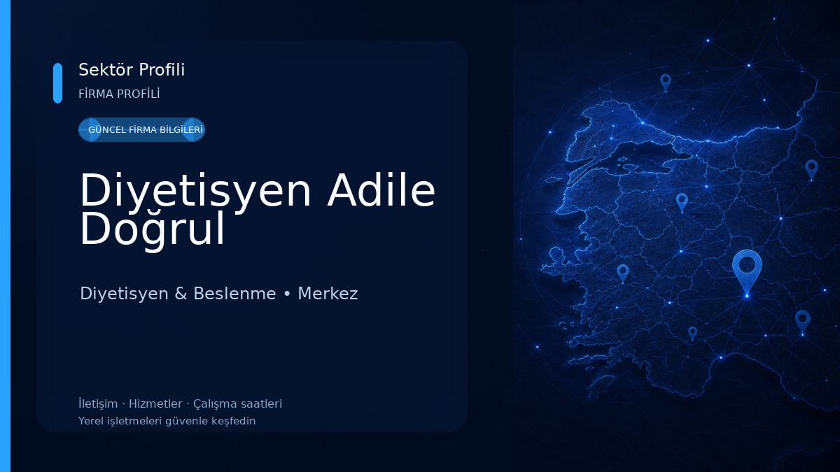 Diyetisyen Adile Doğrul