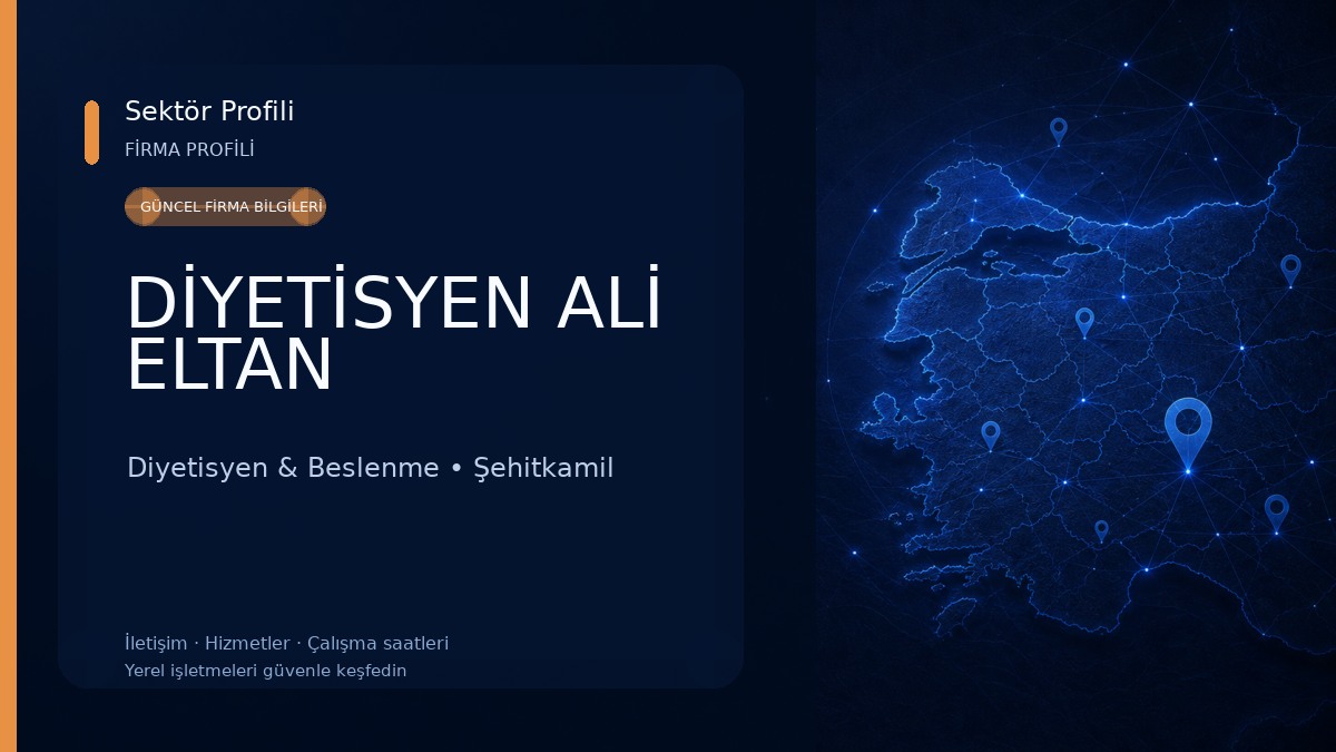 DİYETİSYEN ALİ ELTAN Diyetisyen & Beslenme