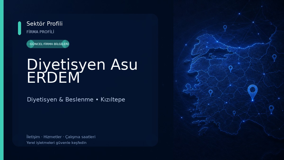 Diyetisyen Asu ERDEM Diyetisyen & Beslenme