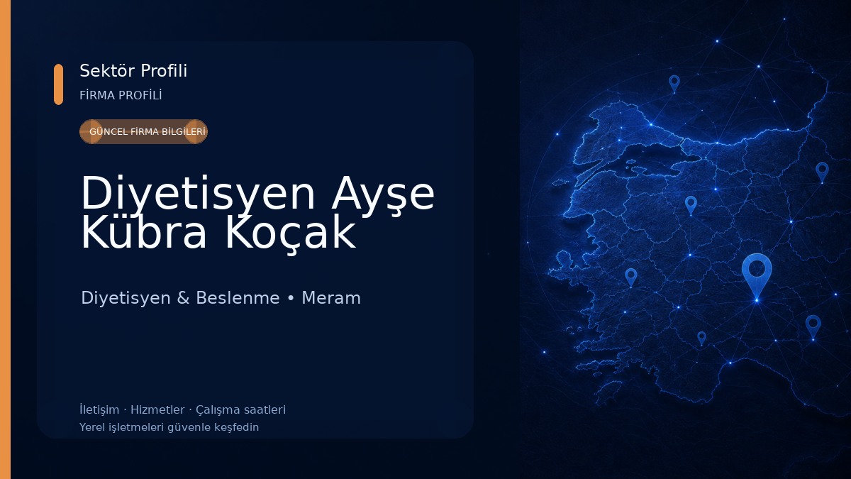 Diyetisyen Ayşe Kübra Koçak