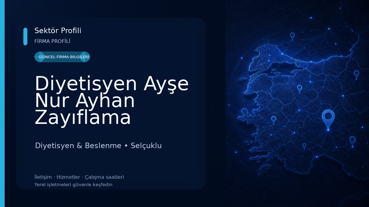 Diyetisyen Ayşe Nur Ayhan Zayıflama Merkezi Diyetisyen & Beslenme