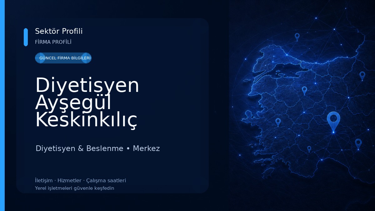 Diyetisyen Ayşegül Keskinkılıç Diyetisyen & Beslenme