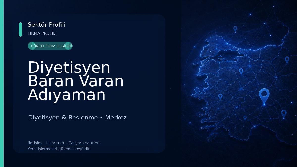 Diyetisyen Baran Varan Adıyaman 
