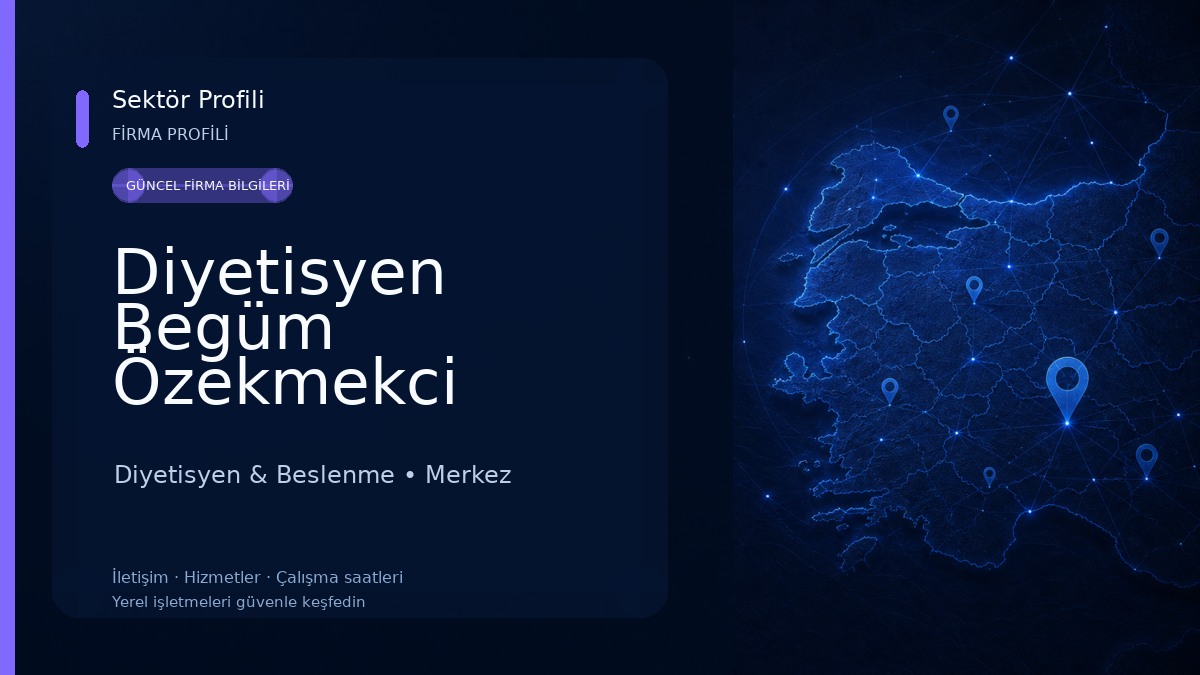 Diyetisyen Begüm Özekmekci Diyetisyen & Beslenme