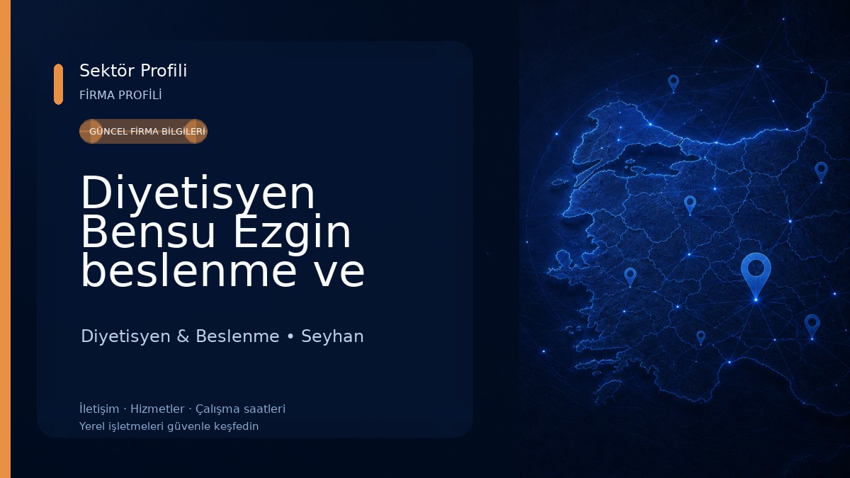 Diyetisyen Bensu Ezgin beslenme ve diyet danışmanlığı merkezi 
