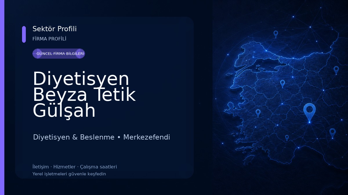 Diyetisyen Beyza Tetik Gülşah Beslenme ve Diyet Kliniği Diyetisyen & Beslenme