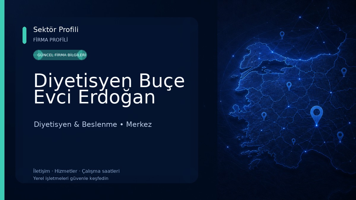 Diyetisyen Buçe Evci Erdoğan Diyetisyen & Beslenme