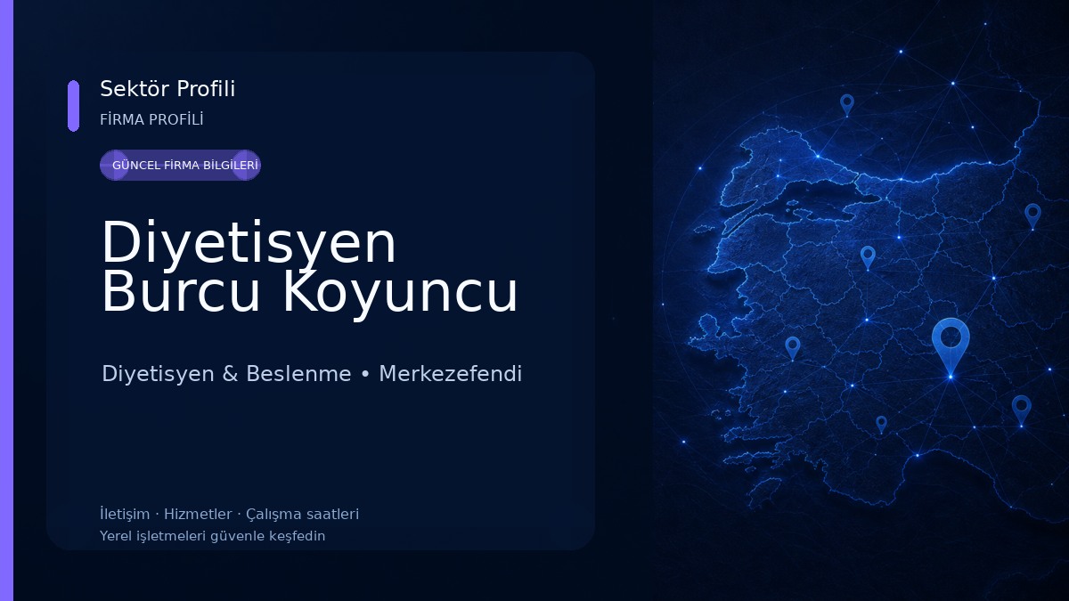 Diyetisyen Burcu Koyuncu Diyetisyen & Beslenme