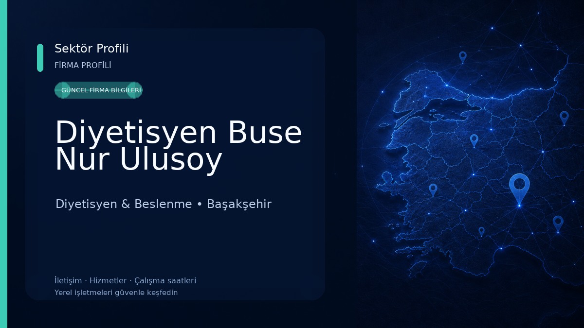 Diyetisyen Buse Nur Ulusoy Diyetisyen & Beslenme