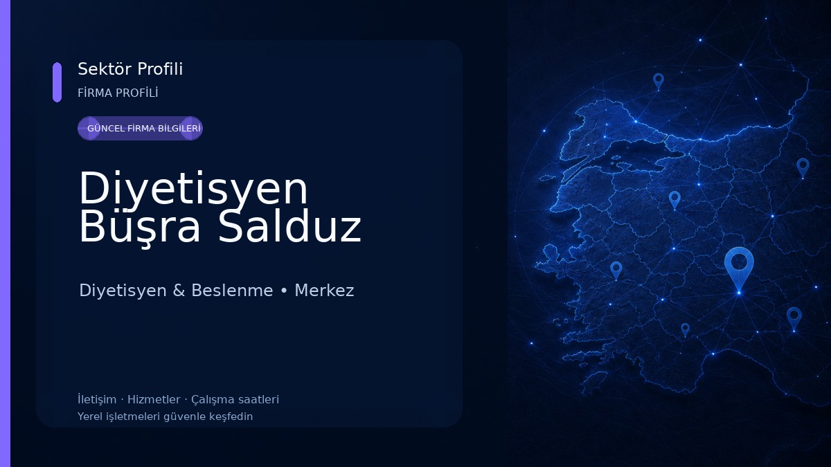 Diyetisyen Büşra Salduz 