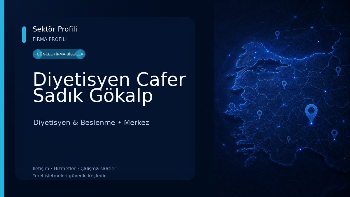 Diyetisyen Cafer Sadık Gökalp 