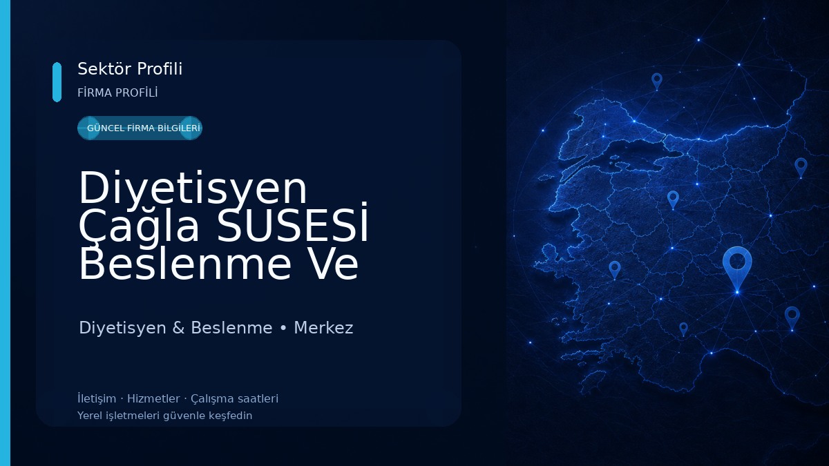 Diyetisyen Çağla SUSESİ Beslenme Ve Diyet Danışmanlık Merkezi Diyetisyen & Beslenme