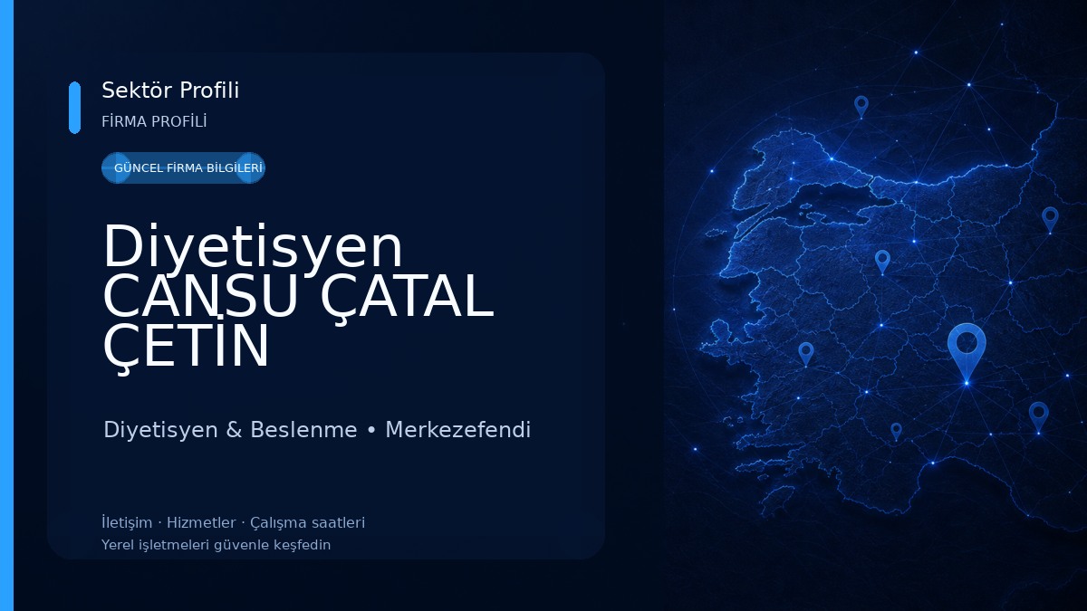 Diyetisyen CANSU ÇATAL ÇETİN Diyetisyen & Beslenme
