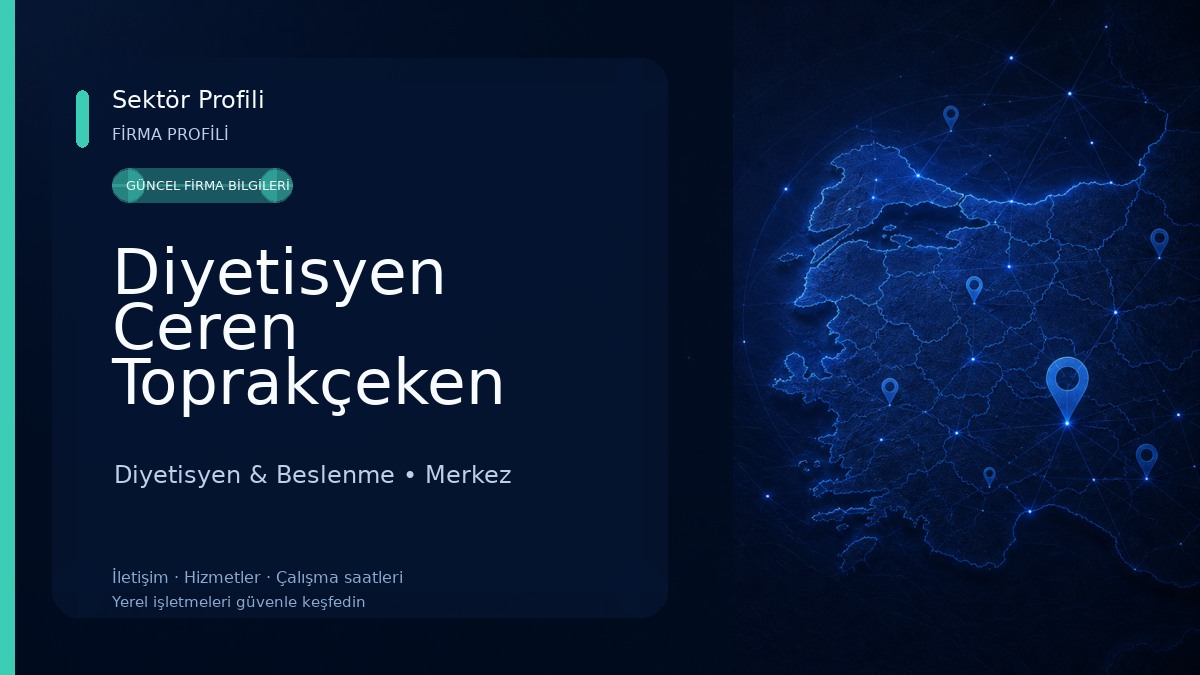 Diyetisyen Ceren Toprakçeken