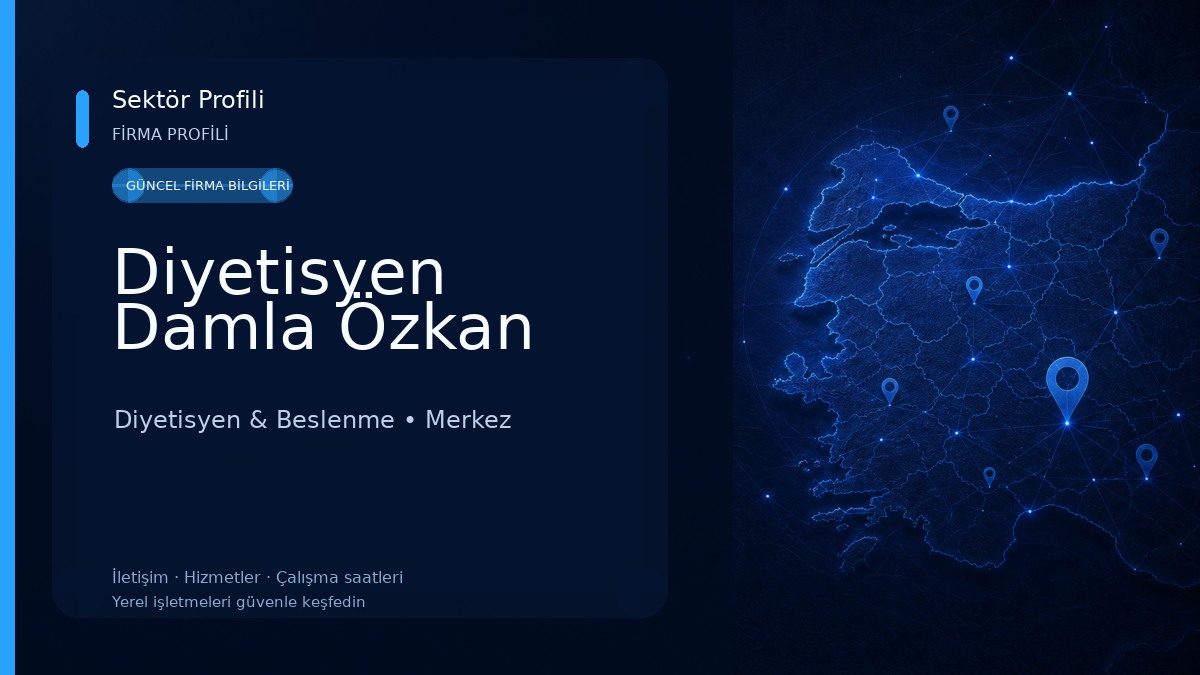 Diyetisyen Damla Özkan