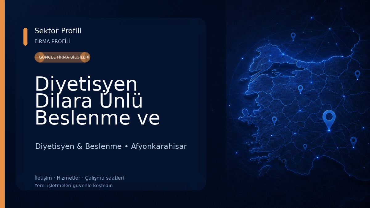 Diyetisyen Dilara Ünlü Beslenme ve Danışmanlık Merkezi
