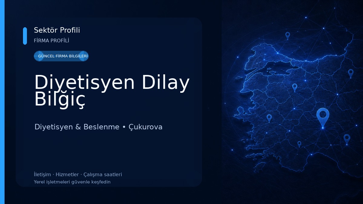 Diyetisyen Dilay Bilğiç Diyetisyen & Beslenme